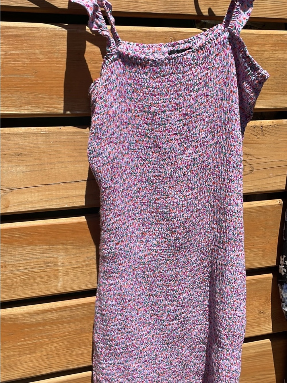 PrettyLittleThing Pink Multi Fleck Knit Mini Dress